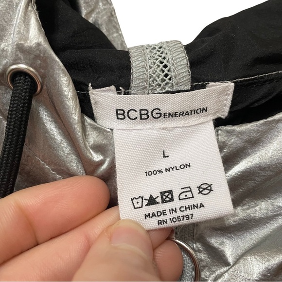 BCBGeneration Metallic Silver Jacket - Picture 3 of 6